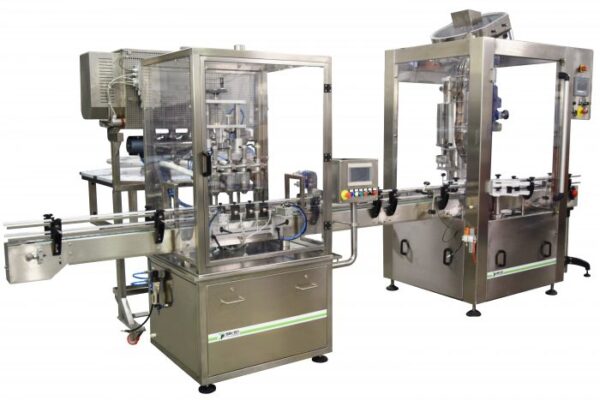 Linea Riempimento e Tappatura – MR 4 – MTS 1 prodotti ALIMENTARI