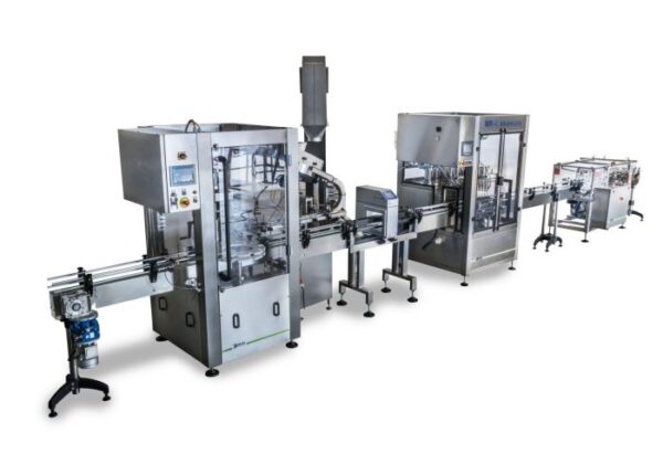 Linea Soffiatura, Riempimento, Controllo Peso e Tappatura MR 6 – MTR 3 prodotti ALIMENTARI
